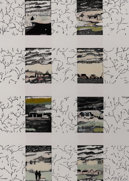 Marlene Bauer (1950)  Rooftops, 2022