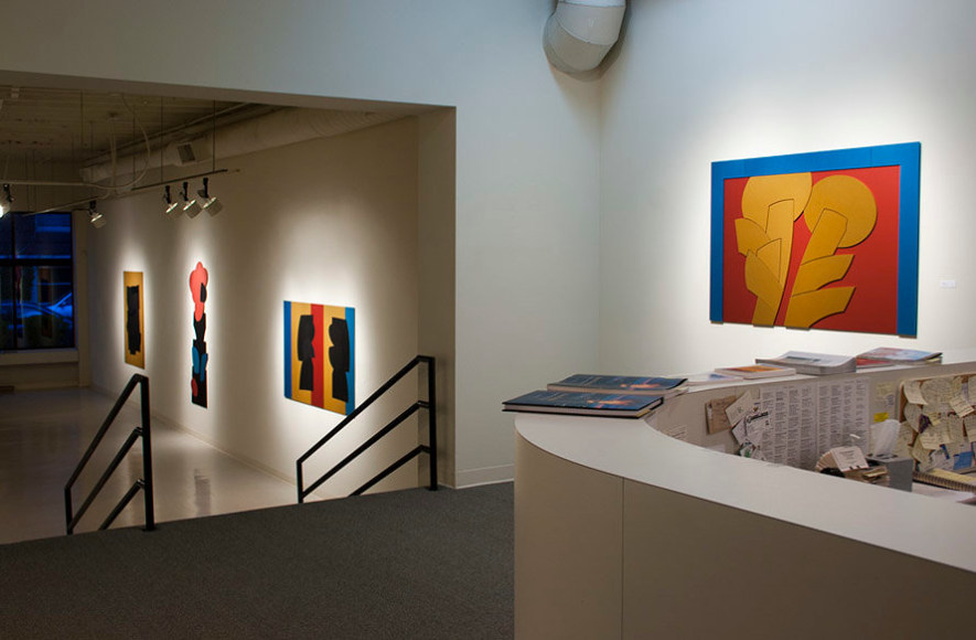 Mel Katz anodized aluminum at Laura Russo Gallery February 2012