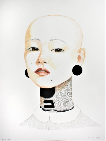 Anne Siems (b. 1965)  Black Moon, 2021