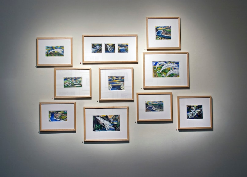 Lucinda Parker paintings at Laura Russo Gallery March 2012