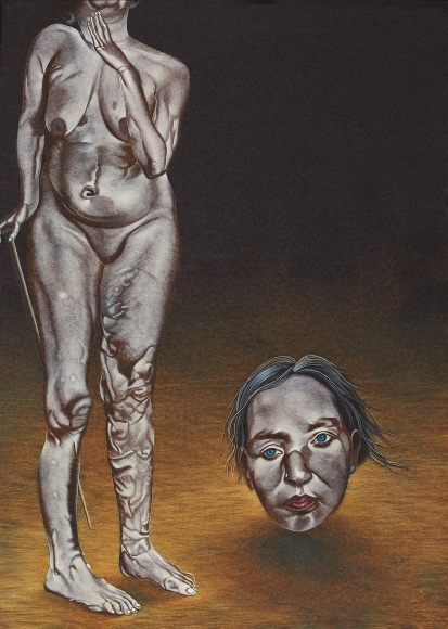 Eric Stotik (b. 1963)  Untitled LR364 (disabled figure with head), 2020