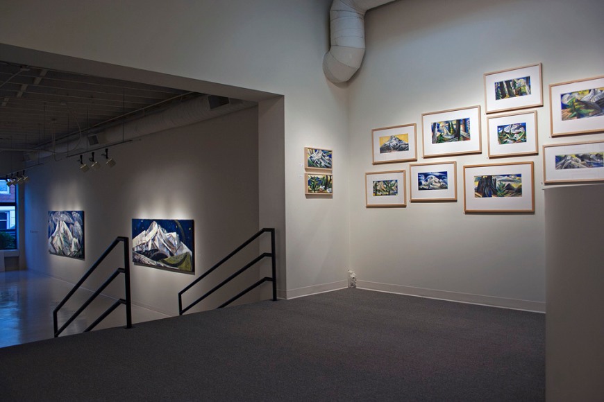 Lucinda Parker paintings at Laura Russo Gallery March 2012