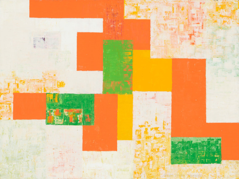 Margot Voorhies Thompson (b. 1948)  Woven Desert, Joshua Tree #3, 2022