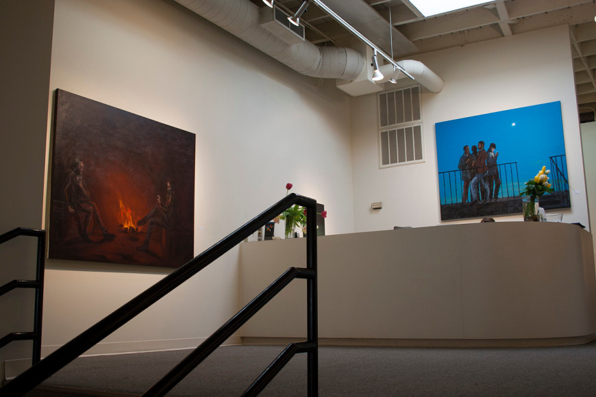 Michael Brophy paintings at Laura Russo Gallery April 2012