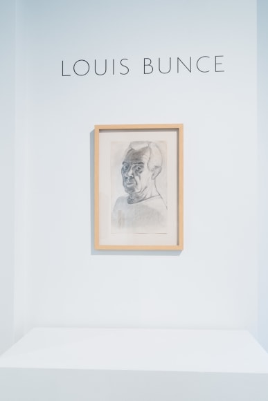 Louis Bunce installation view February 2017