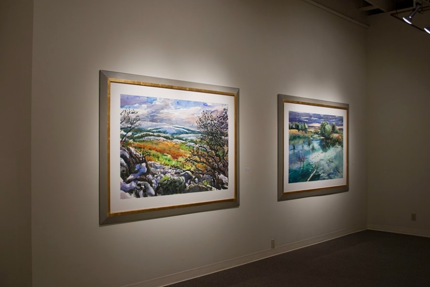 Henk Pander watercolors at Laura Russo Gallery February 2012