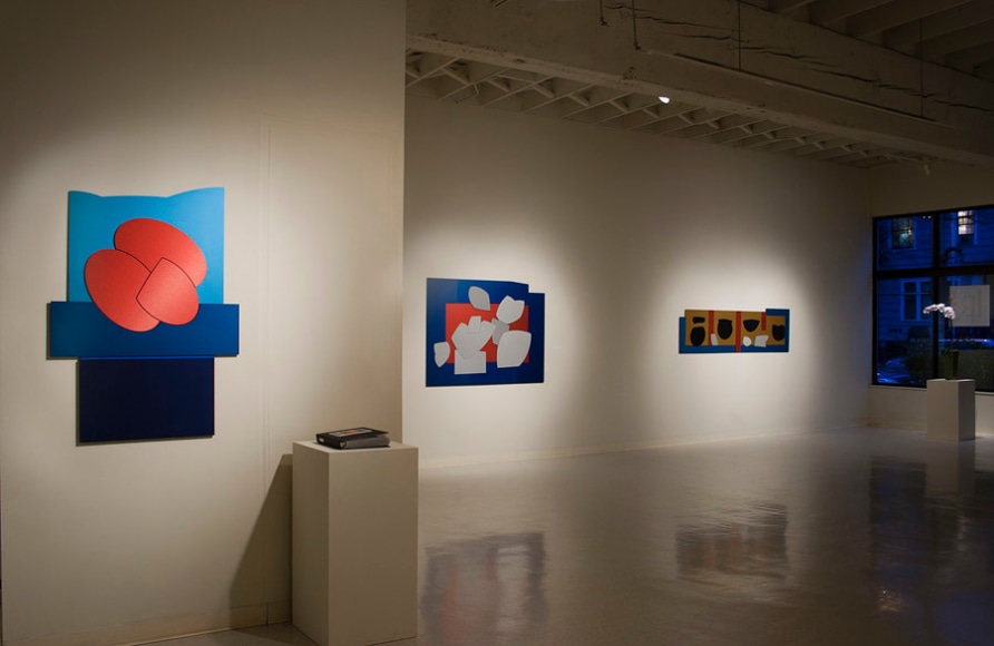 Mel Katz anodized aluminum at Laura Russo Gallery February 2012