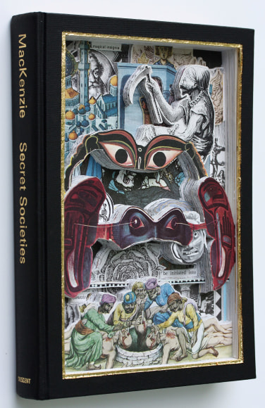 James Allen - Secret Societies book excavation spine view