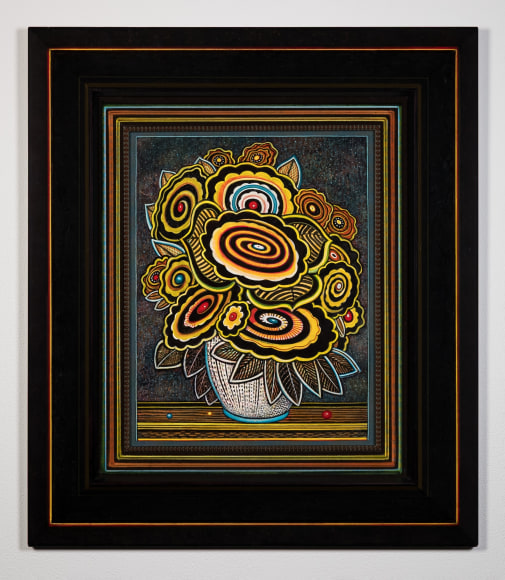 Ren&eacute; Rickabaugh (b. 1947)  New Geraniums, 2020