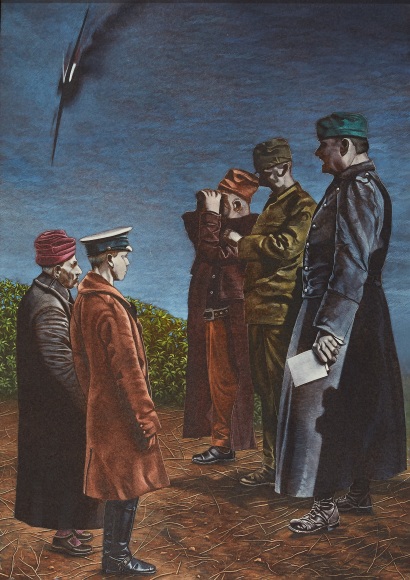 Eric Stotik (b. 1963)  Untitled LR365 (five military men), 2020