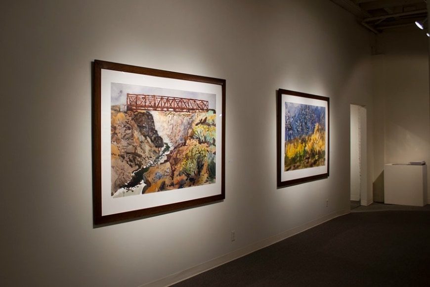 Henk Pander watercolors at Laura Russo Gallery February 2012