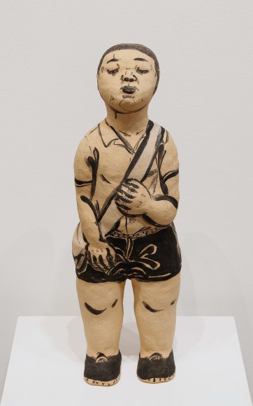 Akio Takamori (1950-2017)  Boy with Bag, 2000