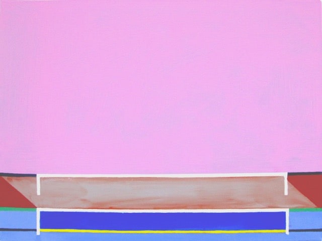 Betty Merken  Rosso Vista, 2020  oil on canvas