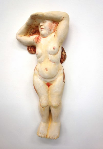 Akio Takamori (1950-2017)  Sleeper with Orange Hair, 2014