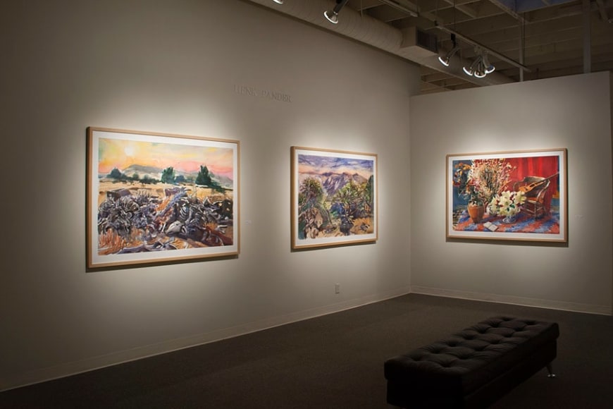 Henk Pander watercolors at Laura Russo Gallery February 2012