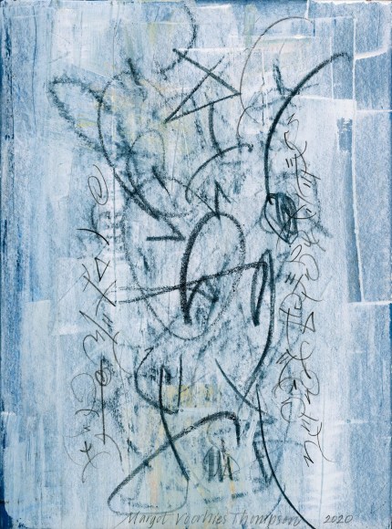 Margot Voorhies Thompson (b. 1948)  Prayers in the Wind, Sandstorm, Summerlake #2, 2020