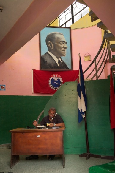 Magdalena Sol&eacute;, Cuba - Hasta Siempre (Cuba Forever), Central de Trabajadores de Cuba, Havana, 2013, Sous Les Etoiles Gallery