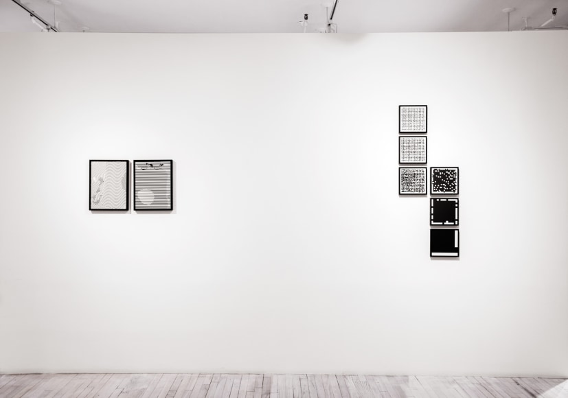 &quot;big nothing&quot; installation, Sous Les Etoiles Gallery 2016