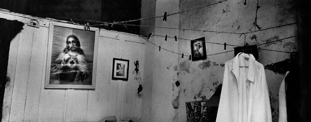 Interior with shirt hanging, Havana, 2002 - Isla Series by Ernesto Bazan | Fine Art Photography