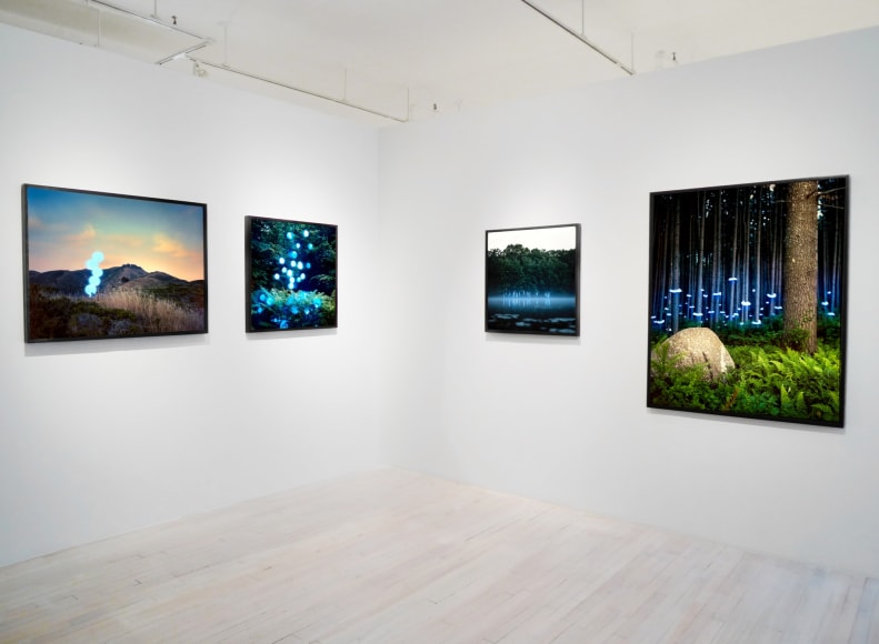 Barry Underwood, Scenes installation, Sous Les Etoiles Gallery