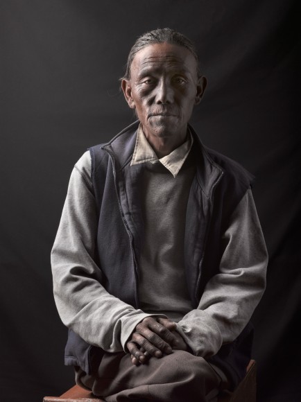 David Zimmerman, One Voice, Portrait of Jampa Tsering, 2012, Sous Les Etoiles Gallery