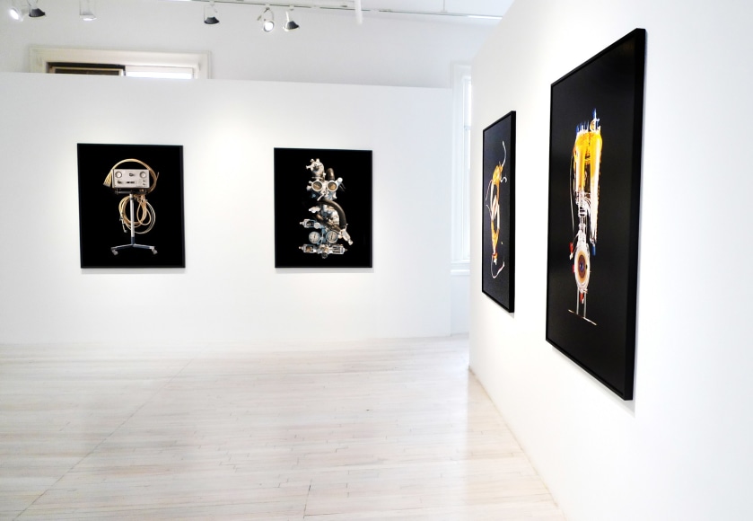 Reiner Riedler, The Lifesaving Machines installation, Sous Les Etoiles Gallery