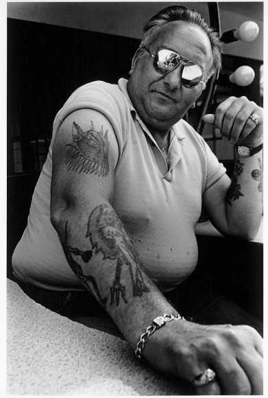 Sous Les Etoiles Gallery, Man Showing Tattooed Arm, Harvey Stein, Coney Island