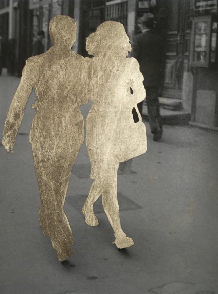 photo with golden foil, Carolle Benitah