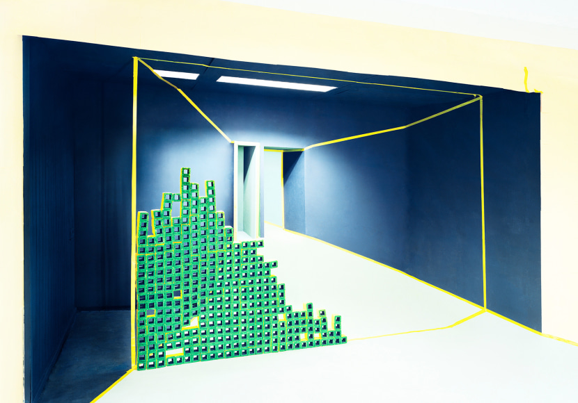 NOT the Actual Site, Interior #51 installation at LhGWR, The Hague, The Netherlands, 2017