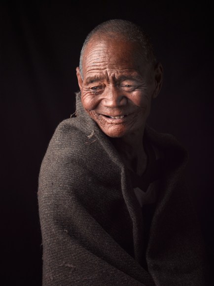 David Zimmerman, One Voice, Portrait of smiling Pubu Tsering, 2012, Sous Les Etoiles Gallery