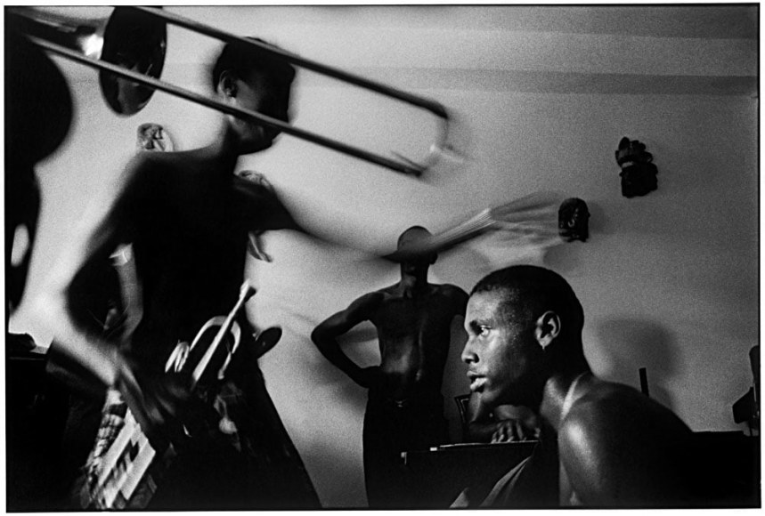 Musicians rehearsiing, Havana, 1998 - Ernesto Bazan