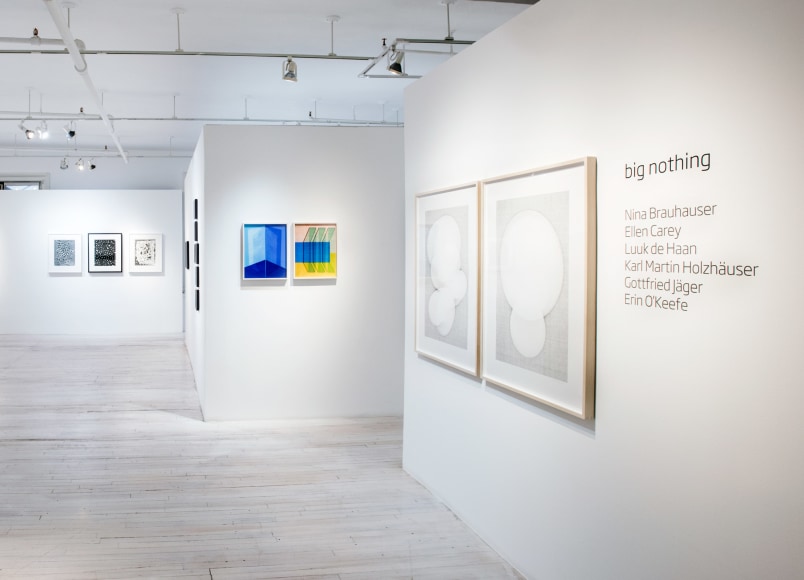 &quot;big nothing&quot; installation, Sous Les Etoiles Gallery 2016