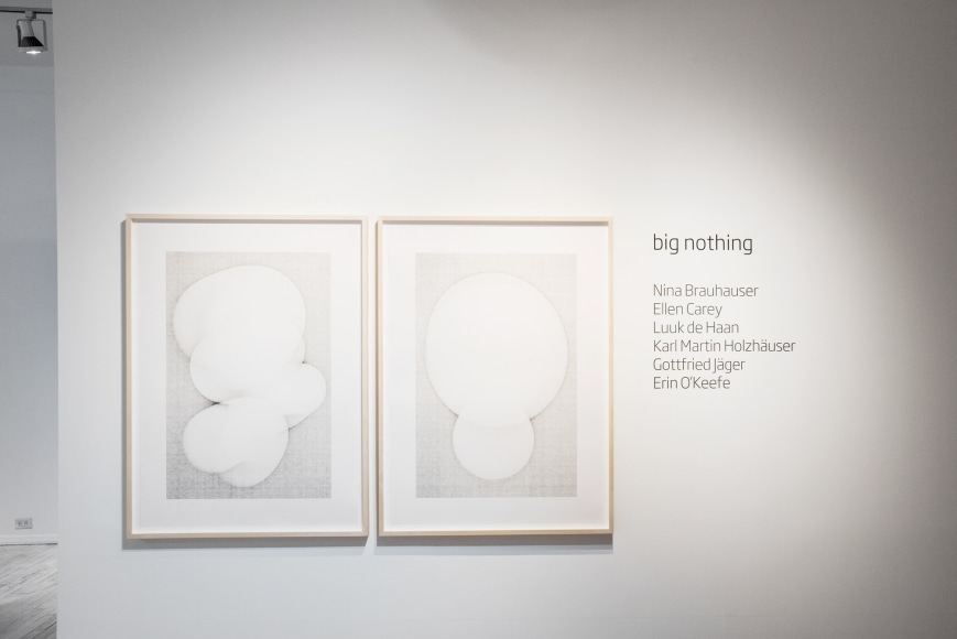 &quot;big nothing&quot; installation, Sous Les Etoiles Gallery 2016