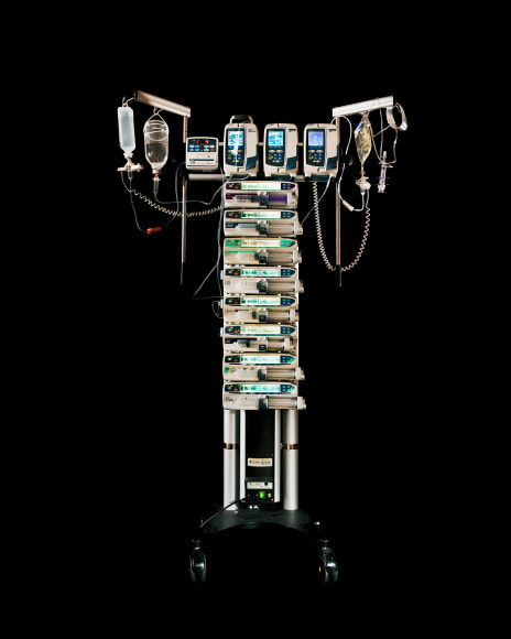 Reiner Riedler, Livesaving Machines, Infusion Pumps, 2012, Sous Les Etoiles Gallery