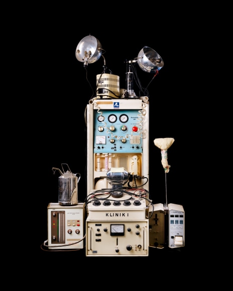 Reiner Riedler, Livesaving Machines, &quot;Klinik I&quot; Historical Medical Machines, 2012, Sous Les Etoiles Gallery