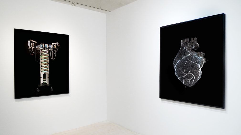 Reiner Riedler, The Lifesaving Machines installation, Sous Les Etoiles Gallery