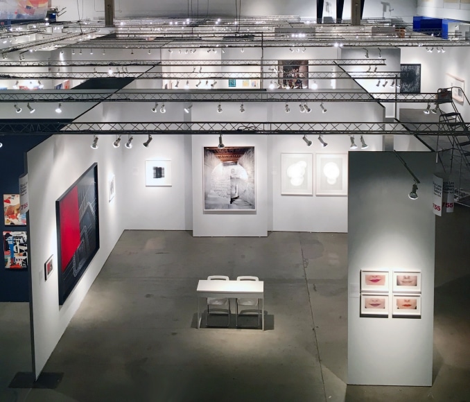 Sous Les Etoiles Gallery Booth 755 installation at Expo Chicago 2016