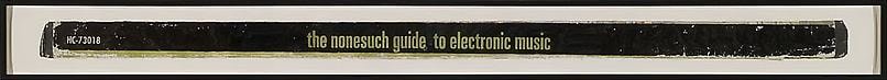  &nbsp;, Various Artists:&nbsp; the nonesuch guide to electronic music (Beaver &amp;amp; Krause), 2005