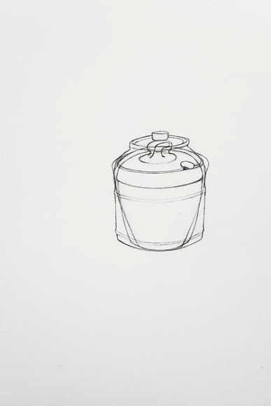  A Drawing of Three Small Lidded Things, 2013, 