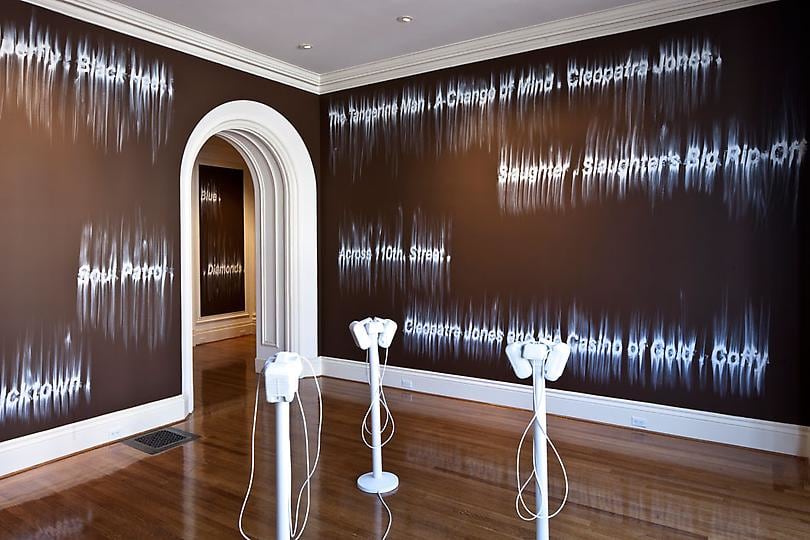 Gary Simmons: Black Marquee