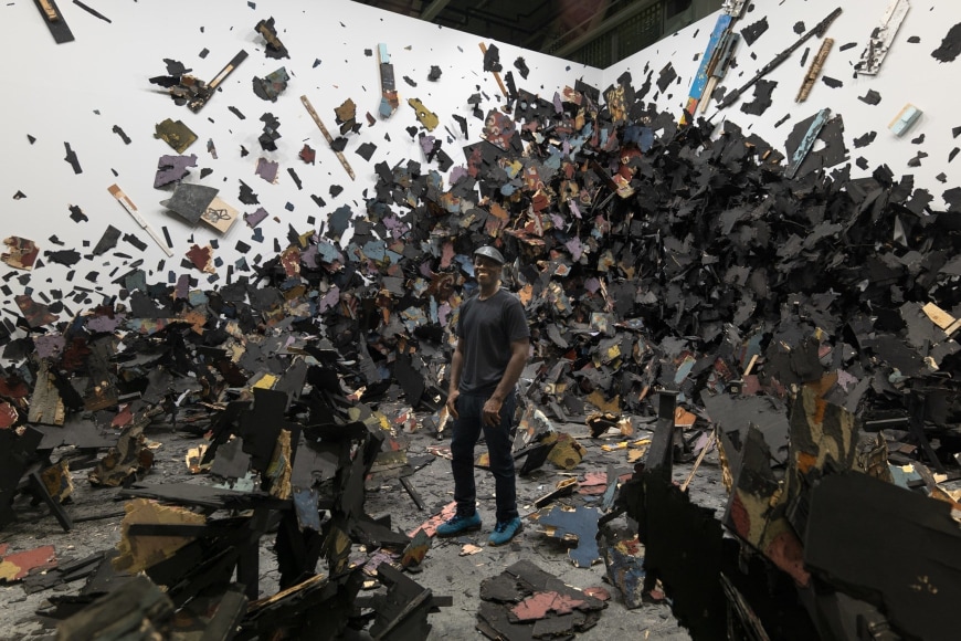 Leonardo Drew at Art Basel - Unlimited 14 &ndash; 19 June 2022 Stand U36 installation images