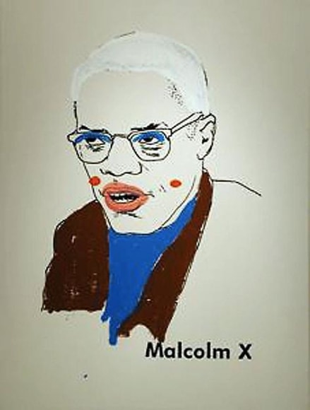  &nbsp;, Malcolm X (small version 1) #1, 2001
