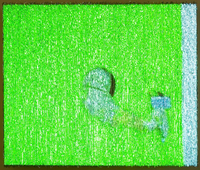  &nbsp;, Untitled/Green Brush, 2004
