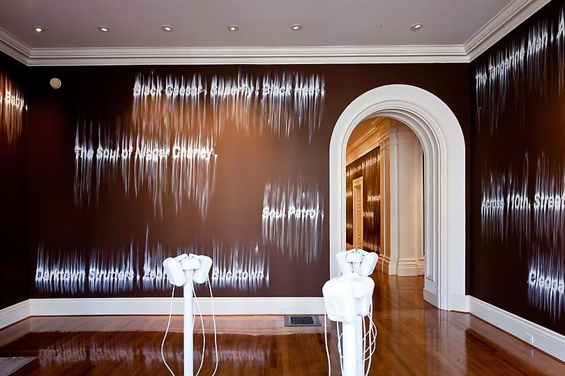 Gary Simmons: Black Marquee