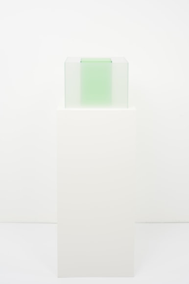 Larry Bell, Untitled Maquette (True Sea Salt / Kelp), 2018