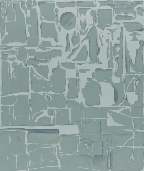 David Musgrave Painted panel, oxide of chromium, 2016 