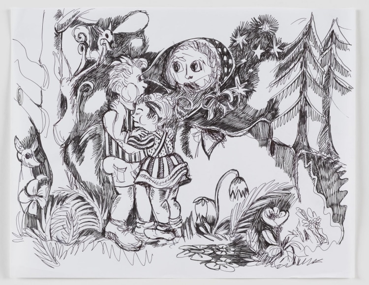 Christina Forrer Alone (in the night in the forest), 2022