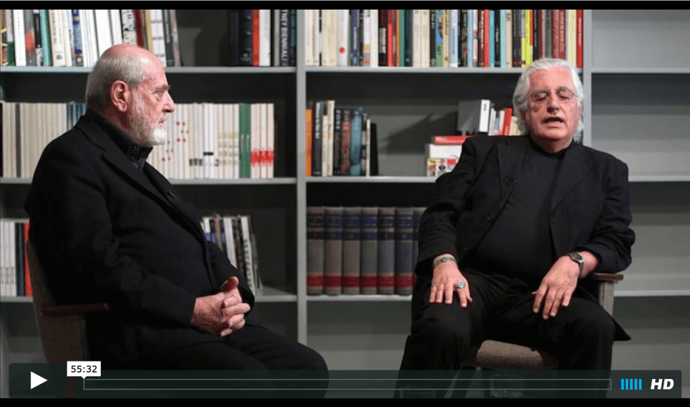 Michelangelo Pistoletto in conversation with Germano Celant