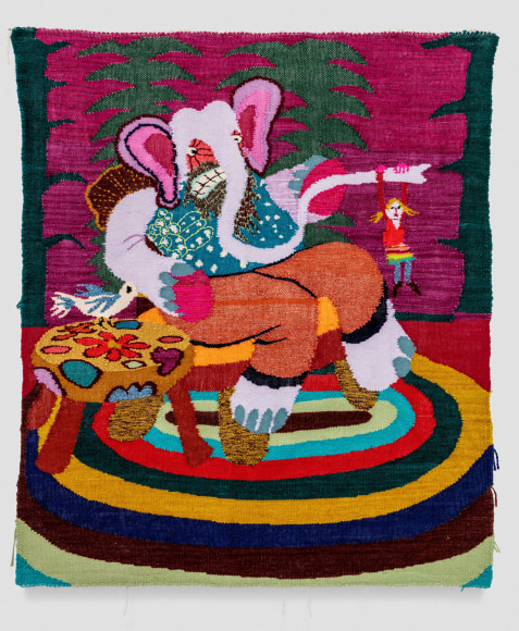 Christina Forrer Elephant on Chair, 2022