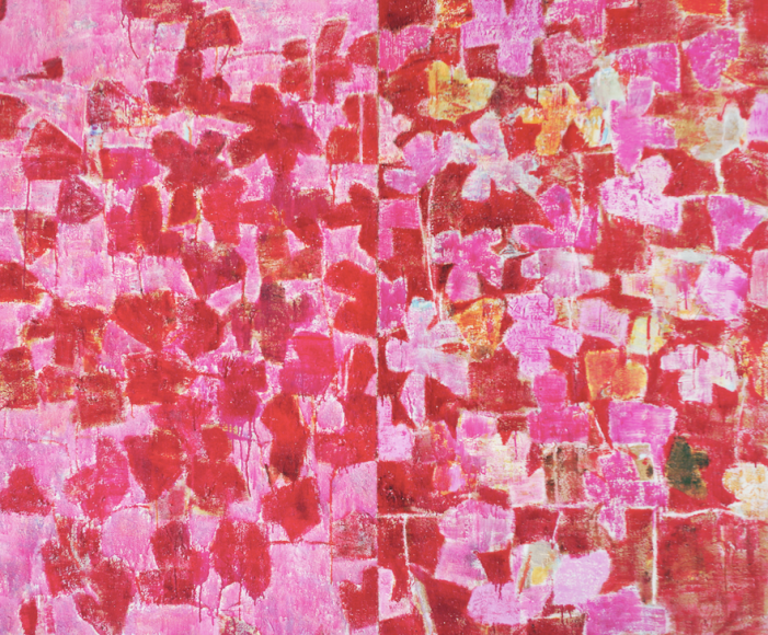 Pink&nbsp;Days&nbsp;and&nbsp;Nights,&nbsp;2016, Oil on canvas. 153 X183 cm.